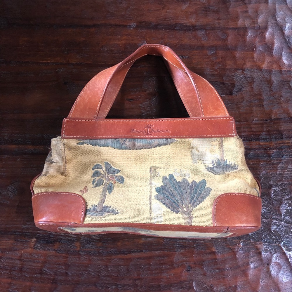 Tommy Bahama Cloth + Leather Purse